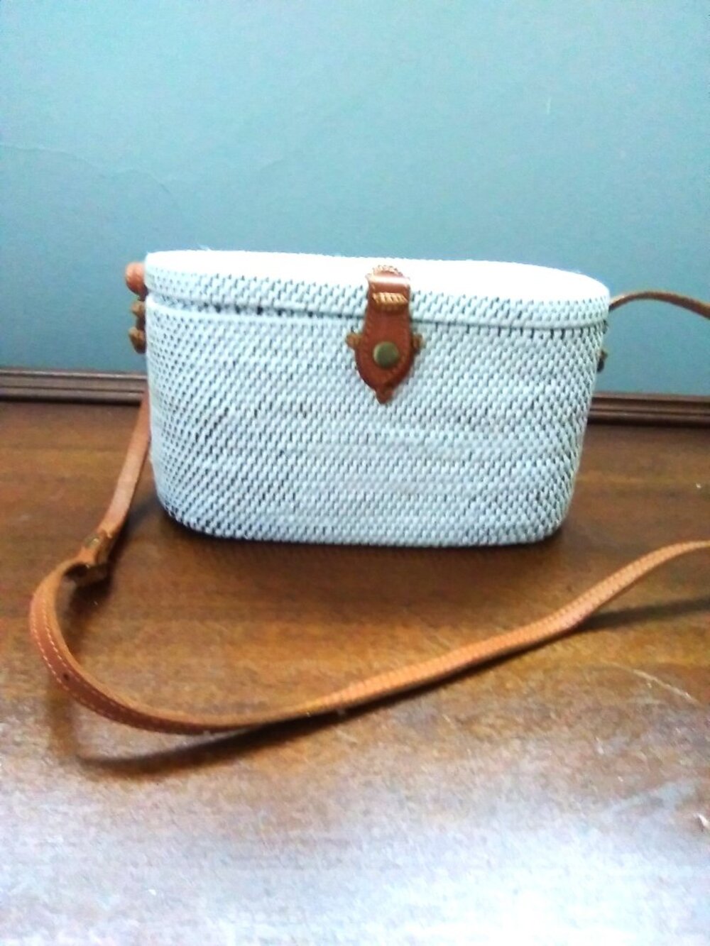 Poppy & Sage Rattan Crossbody